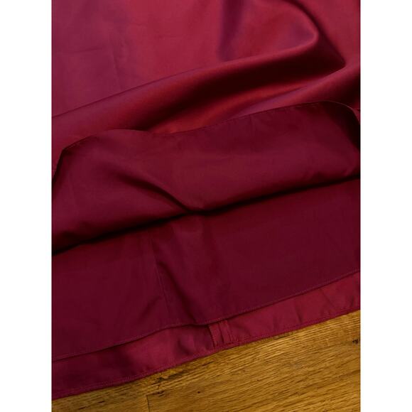 Alfred Sung Women’s Plus Size 24 W Burgundy One Shoulder Belt Floor Length Dress - Picture 9 of 12